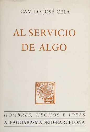 Tapa de Al servicio de algo