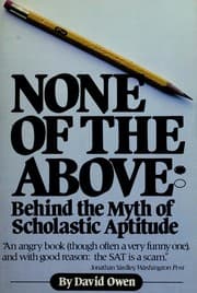 Tapa de None of the Above
