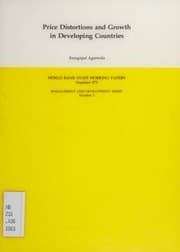 Tapa de Price distortions and growth in developing countries