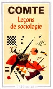 Tapa de Leçons sur la sociologie: Cours de philosophie positive