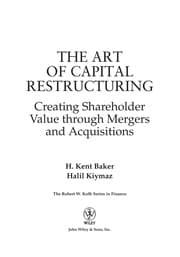 Tapa de The art of capital restructuring