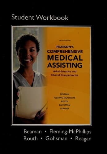 Tapa de Pearson's Comprehensive Medical Assisting