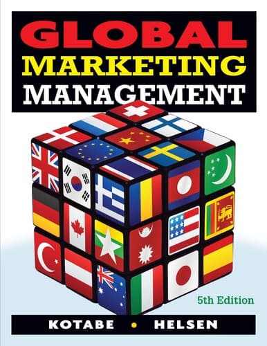 Tapa de Global marketing management