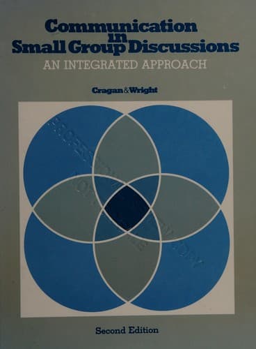 Tapa de Communication in small group discussions