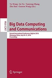 Tapa de Big Data Computing and Communications
