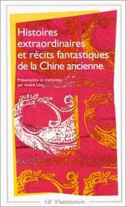 Tapa de Histoires extraordinaires et récits fantastiques de la Chine ancienne