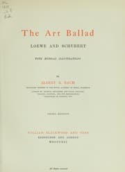 Tapa de The art ballad