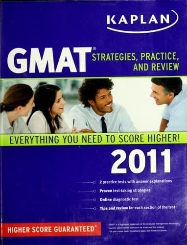 Tapa de Kaplan GMAT 2011, Comprehensive Edition