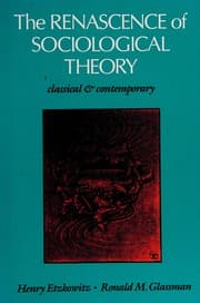 Tapa de The Renascence of sociological theory