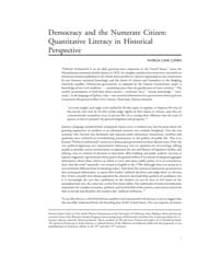 Tapa de Quantitative Literacy
