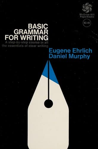 Tapa de Basic grammar for writing
