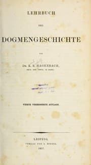 Tapa de Lehrbuch der dogmengeschichte