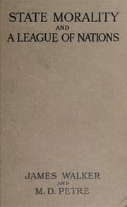Tapa de State morality and a league of nations