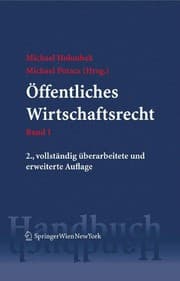 Tapa de Handbuch des o ffentlichen Wirtschaftsrechts