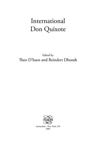 Tapa de International Don Quixote