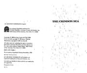 Tapa de The crimson sea