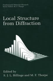 Tapa de Local structure from diffraction