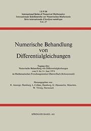Tapa de Numerische Behandlung von Differentialgleichungen