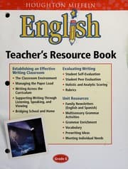 Tapa de Houghton Mifflin English