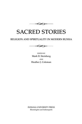 Tapa de Sacred stories