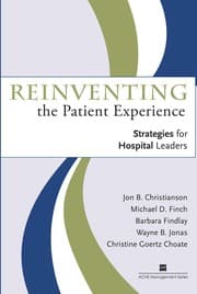 Tapa de Reinventing the patient experience