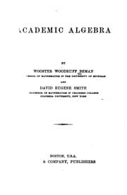 Tapa de Academic Algebra