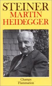 Tapa de Martin Heidegger