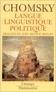 Tapa de Langue, linguistique, politique