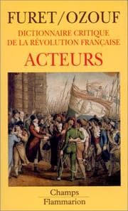 Tapa de Dictionnaire critique de la R©♭volution fran©ʹaise