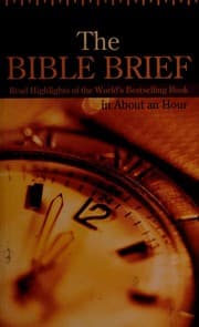 Tapa de The Bible brief