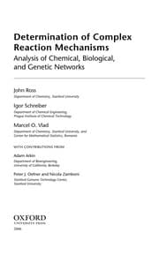 Tapa de Determination of complex reaction mechanisms