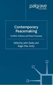 Tapa de Contemporary peacemaking