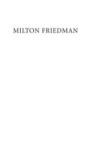 Tapa de Milton Friedman