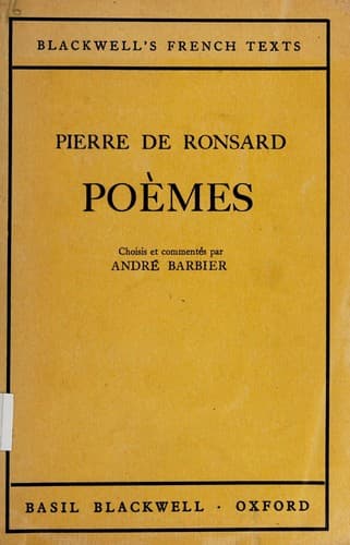 Tapa de Poèmes