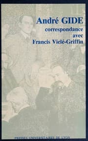 Tapa de André Gide, correspondance avec Francis Vielé-Griffin