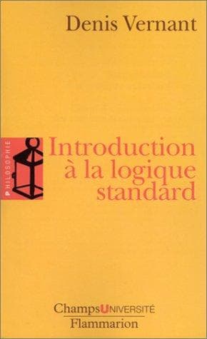 Tapa de Introduction à la logique standard