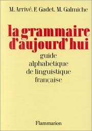 Tapa de La grammaire d'aujourdʼhui