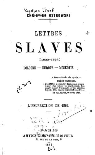 Tapa de Lettres slaves