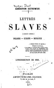 Tapa de Lettres slaves