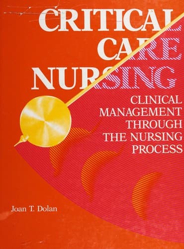 Tapa de Critical care nursing