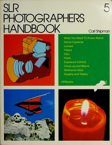 Tapa de SLR photographers handbook