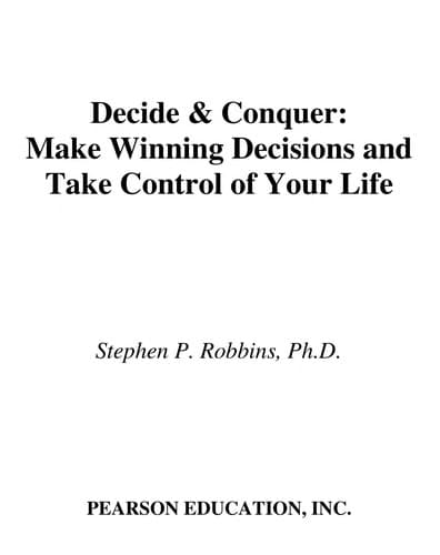 Tapa de Decide and Conquer