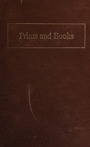 Tapa de Prints and books
