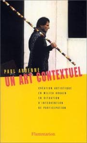 Tapa de Un art contextuel