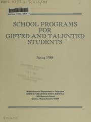Tapa de School programs for gifted and talented students