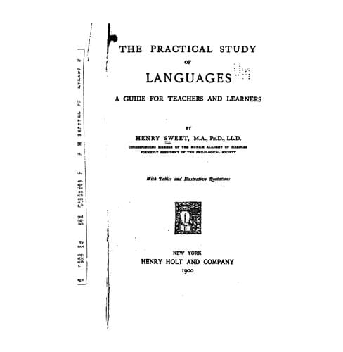 Tapa de The practical study of languages