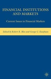 Tapa de Financial institutions and markets