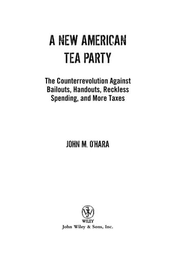 Tapa de A new American tea party