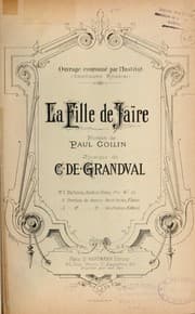 Tapa de La fille de Jaïre [scène religieuse]  Poëme de Paul Collin