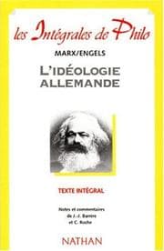 Tapa de L'idéologie allemande